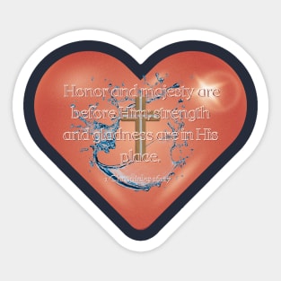 1 CHRONICLES 16 : 27 Sticker